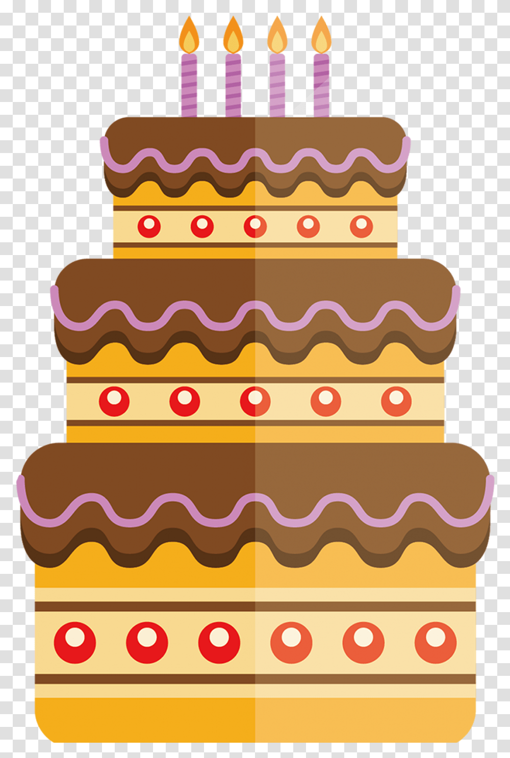 This Graphics Is Hand Painted Cartoon Flat Cake Decoration, Dessert, Food, Birthday Cake, Cream Transparent Png