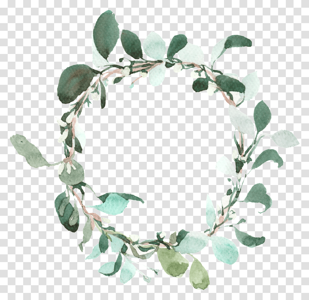 This Graphics Is Hand Painted Cartoon Leaf Grass Ring Portable Network Graphics, Plant, Potted Plant, Vase, Jar Transparent Png