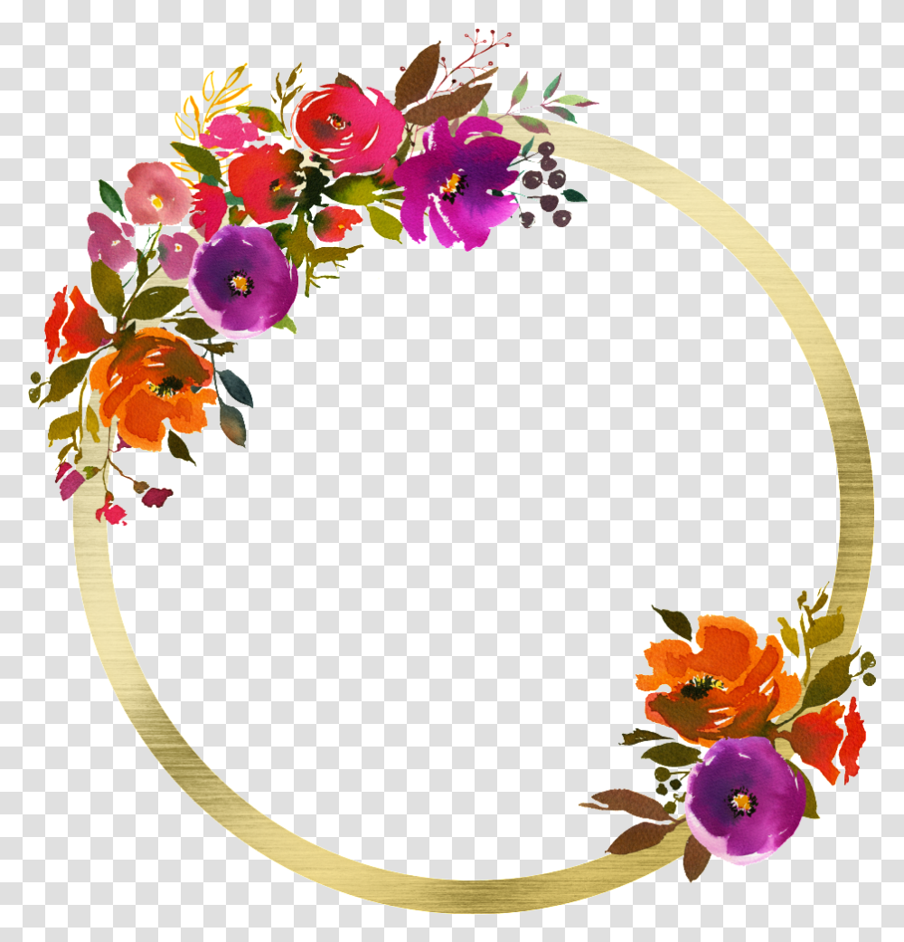 This Graphics Is Hand Painted Floral Flower Frame Background, Art, Floral Design, Pattern, Plant Transparent Png