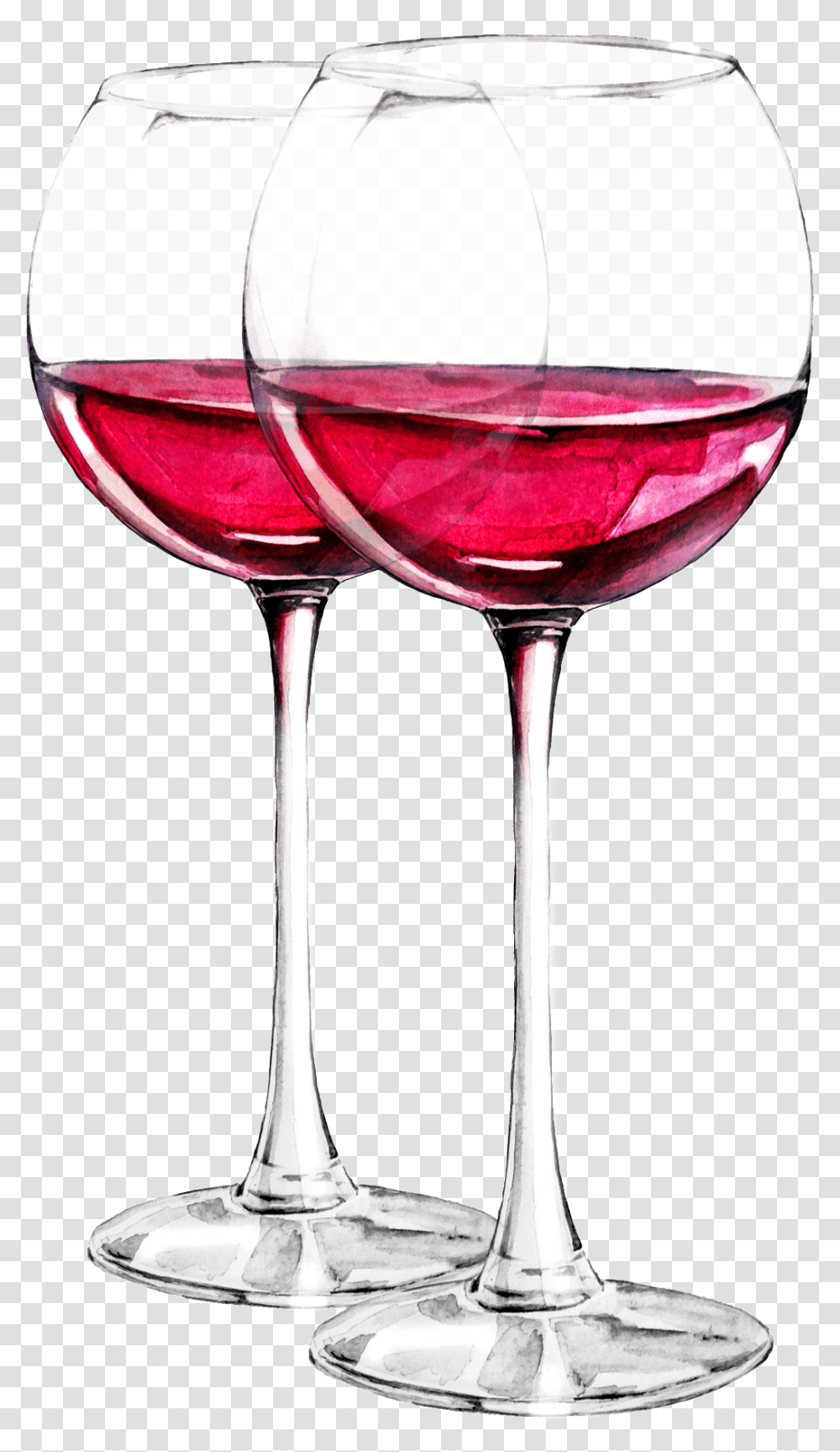 This Graphics Is Hand Painted Red Wine Glass Wine Glass Watercolor, Lamp, Alcohol, Beverage, Drink Transparent Png