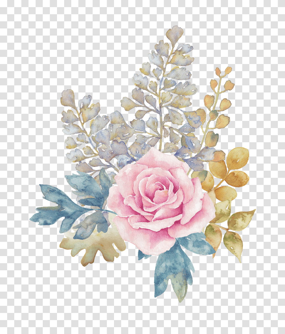 This Graphics Is Pastel Flower Decorative Watercolor Flowers Background Transparent Png