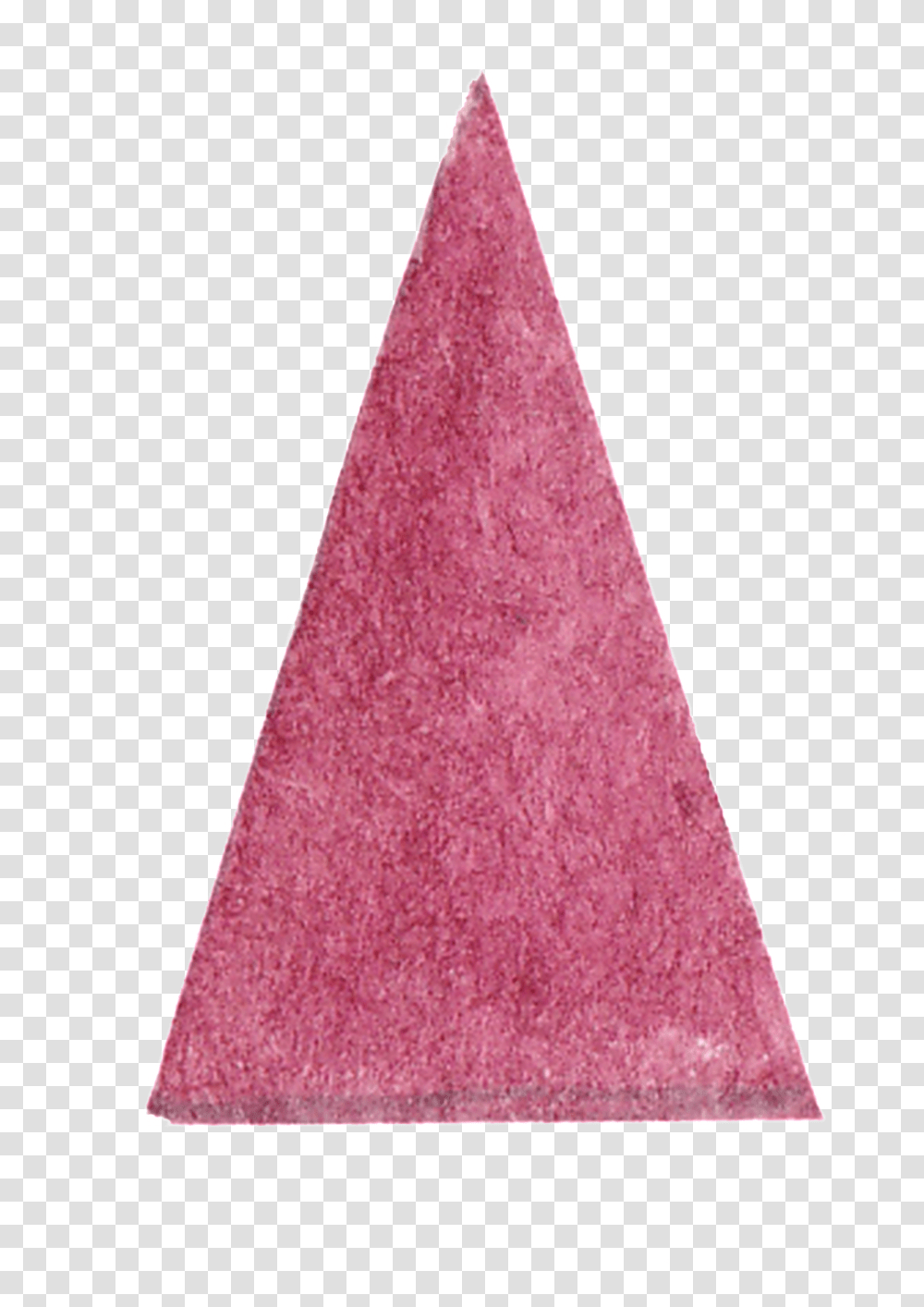 This Graphics Is Pink Triangle Decorative Triangle, Apparel, Party Hat, Cone Transparent Png
