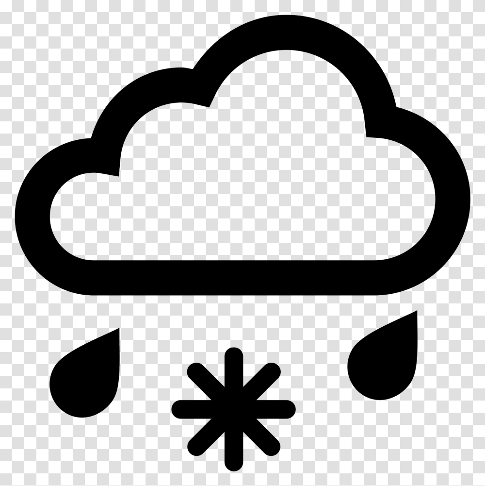 This Icon Depicts A Cloud With Two Lines And A Symbol Snow Weather Icon, Gray, World Of Warcraft Transparent Png