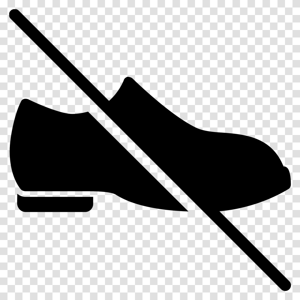 This Icon Depicts A Pair Of Shoes With A Slash Mark No Shoes Icon, Gray, World Of Warcraft Transparent Png