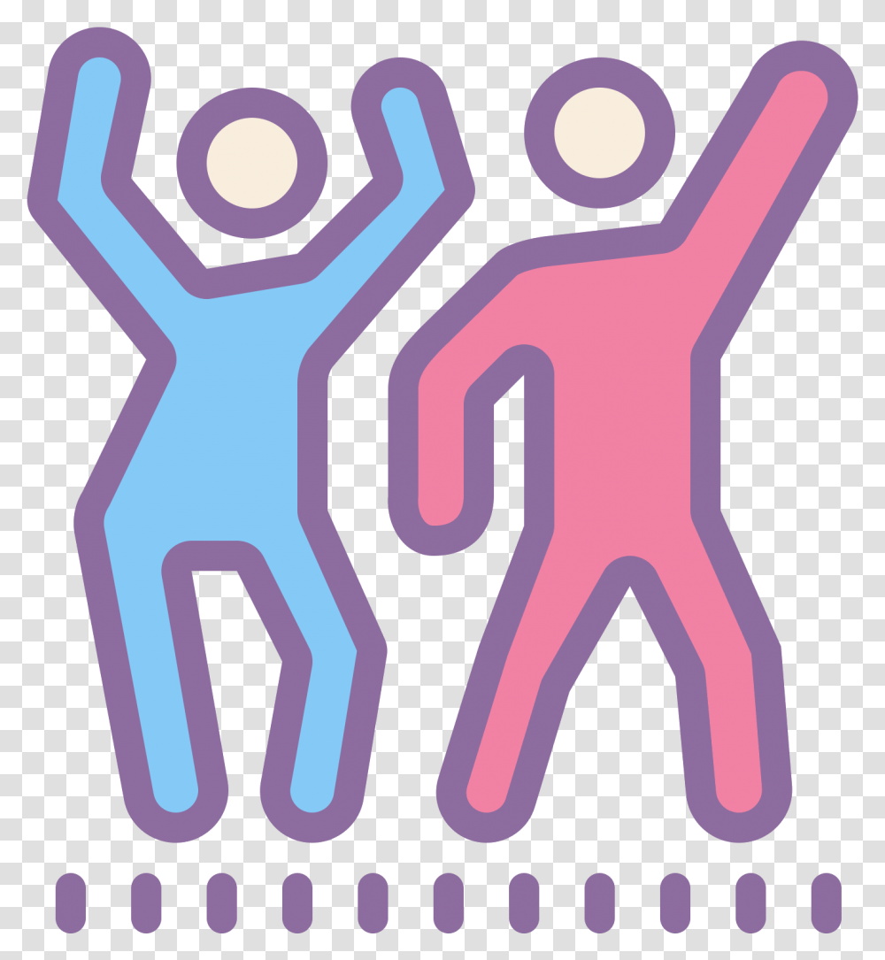 This Icon Is A Part Of A Collection Of Party Flat Icons, Word, Purple, Crowd Transparent Png