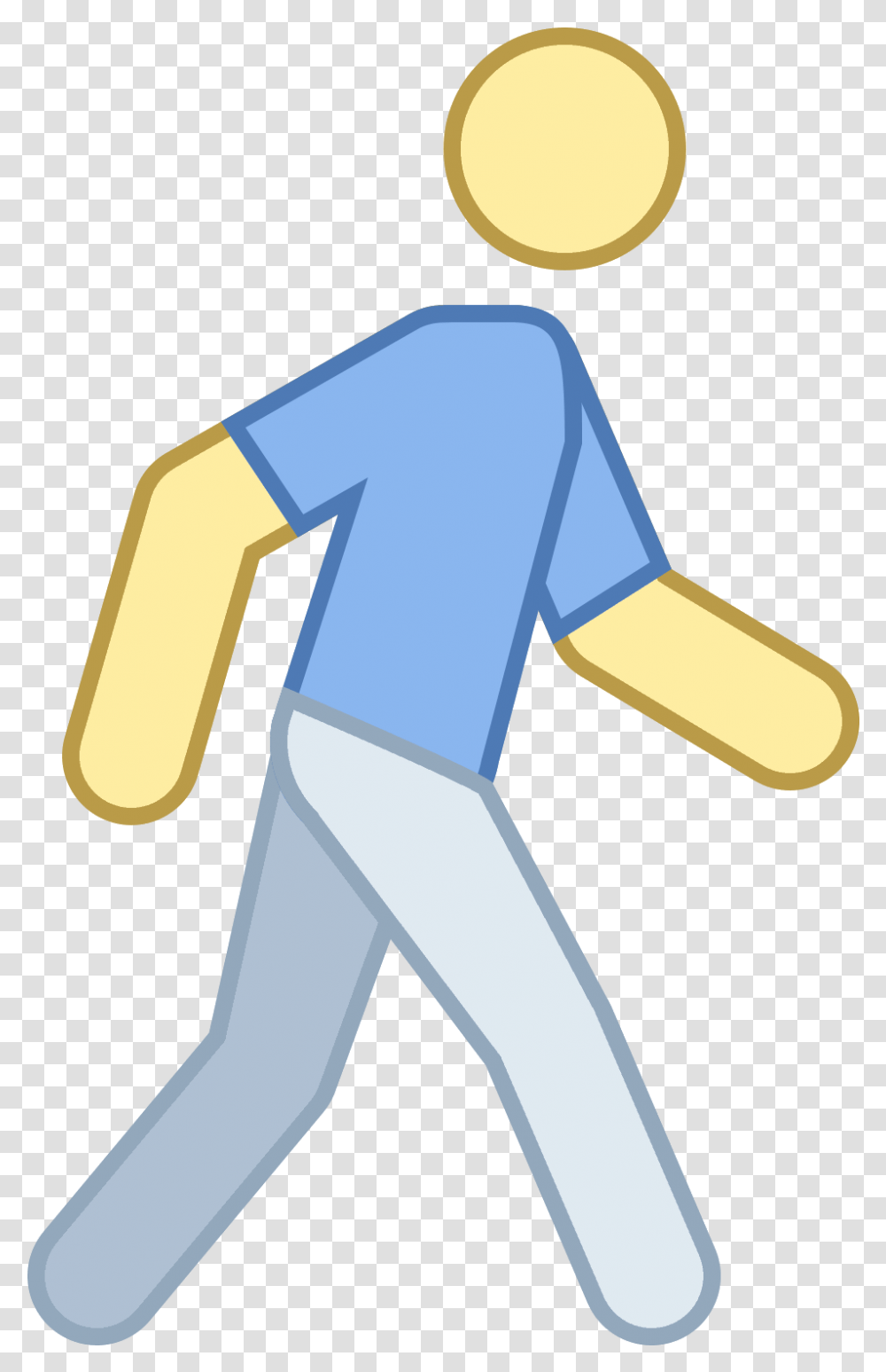 This Icon Is Like A Three Dimension Stick Person, Label, Hammer, Hand Transparent Png