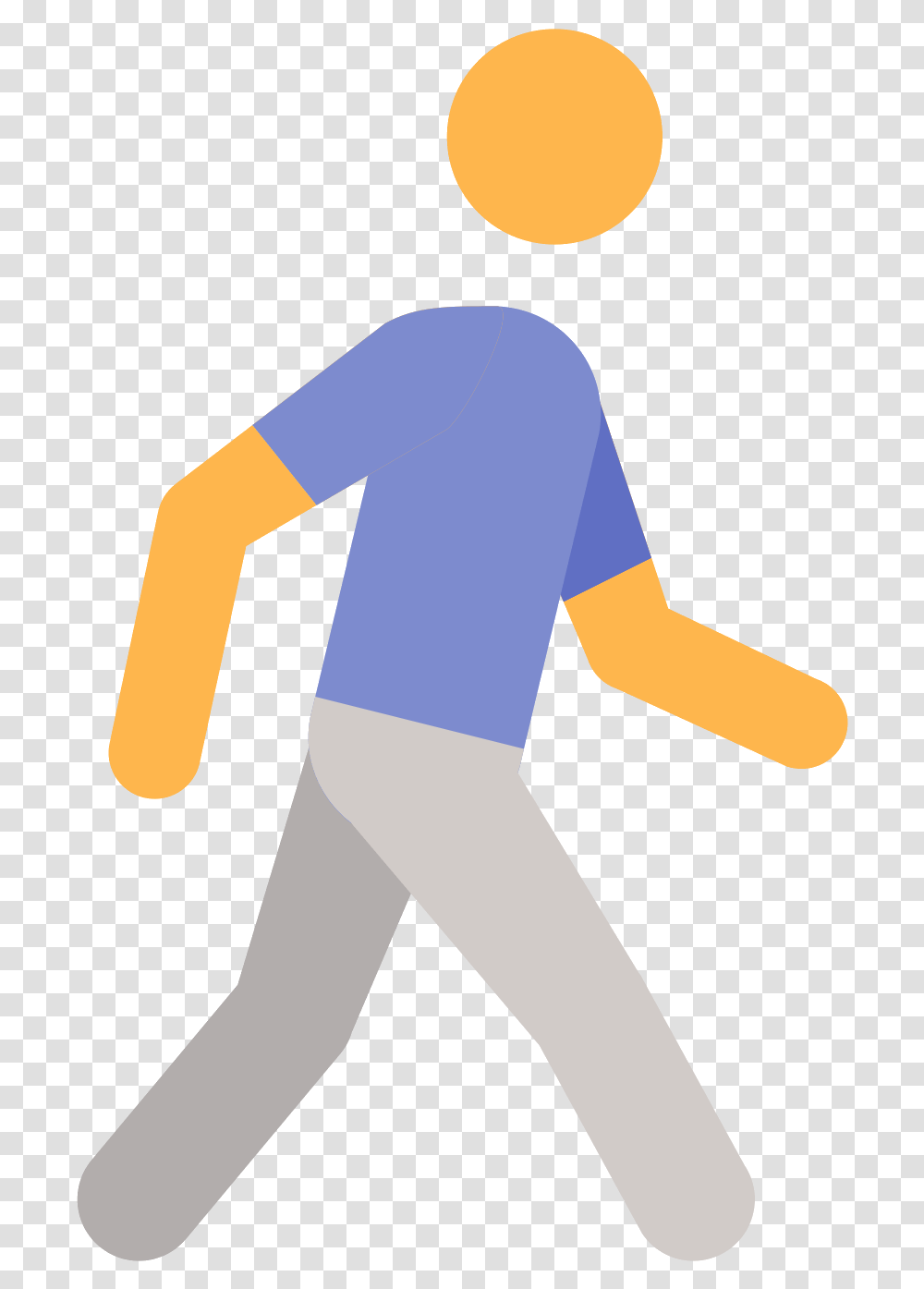 This Icon Is Like A Three Dimension Stick Person, Standing, Hand Transparent Png