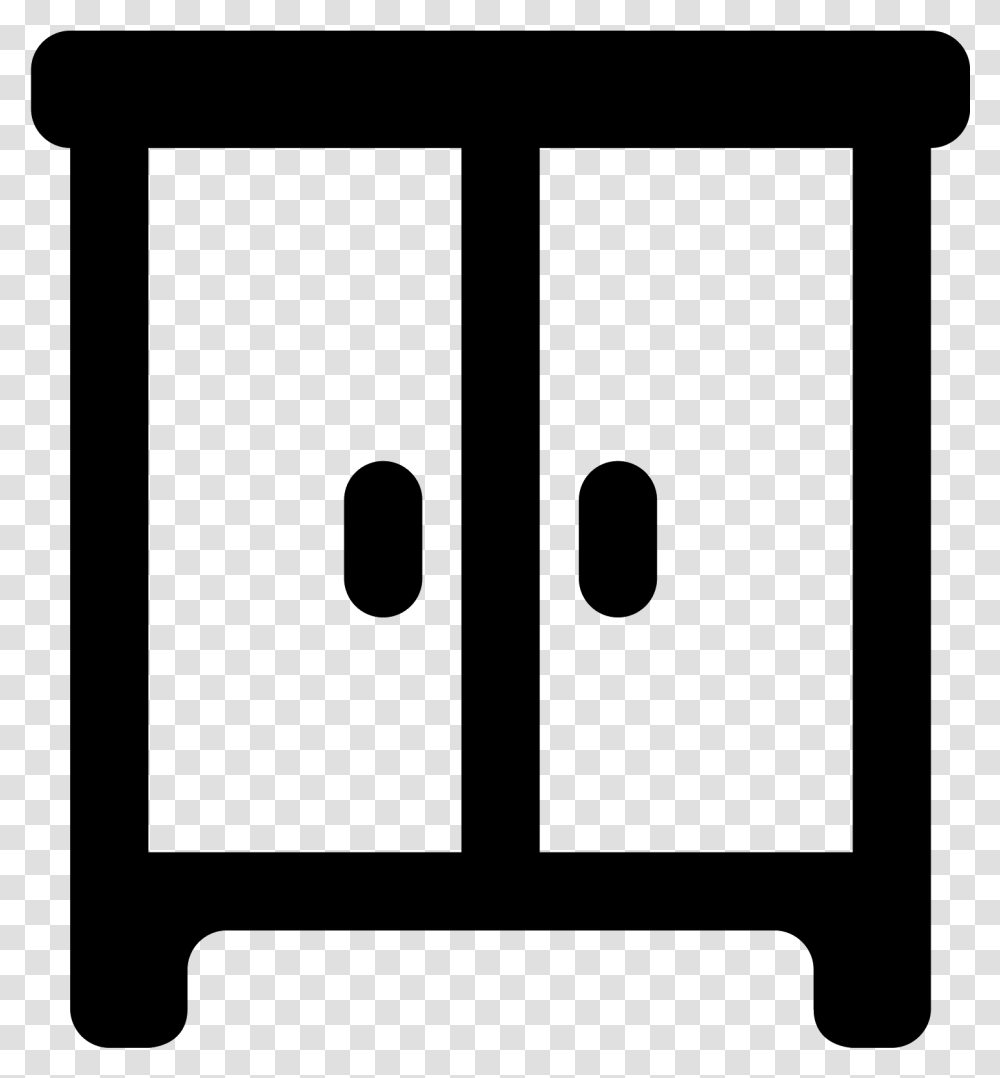 This Icon Is Square In Shape With Two Doors On Front Table, Gray, World Of Warcraft Transparent Png