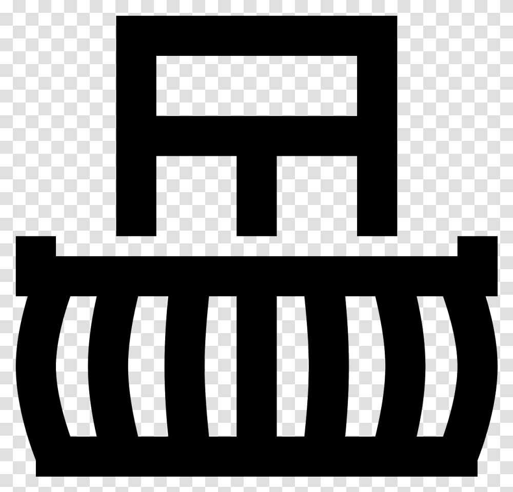 This Icon Represents A Balcony Balcony Symbol, Gray, World Of Warcraft Transparent Png