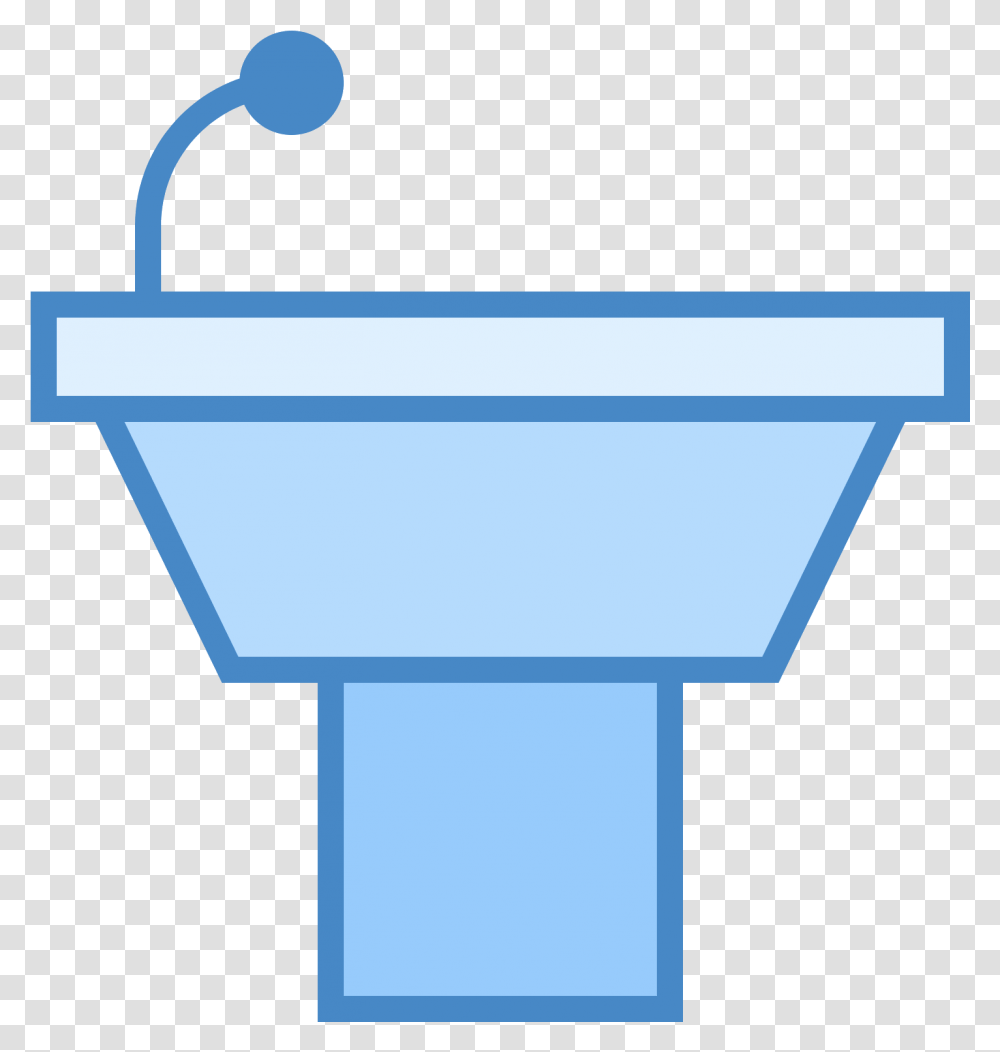 This Icon Represents A Podium Without A Speaker, Architecture, Building, Mailbox, Letterbox Transparent Png