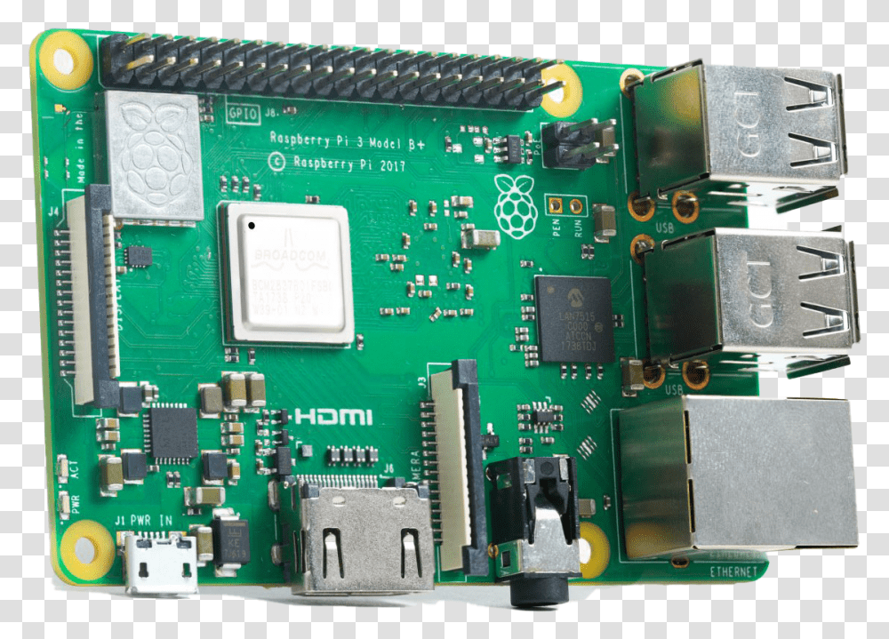 This Image Is Of The New Raspberry Pi 3 Model B That Raspberry Pi Model 3 B, Electronic Chip, Hardware, Electronics, Cpu Transparent Png