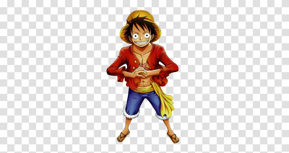This Image Is The Happy Luffy Of The Japanese Cartoon One Piece, Apparel, Comics, Book Transparent Png