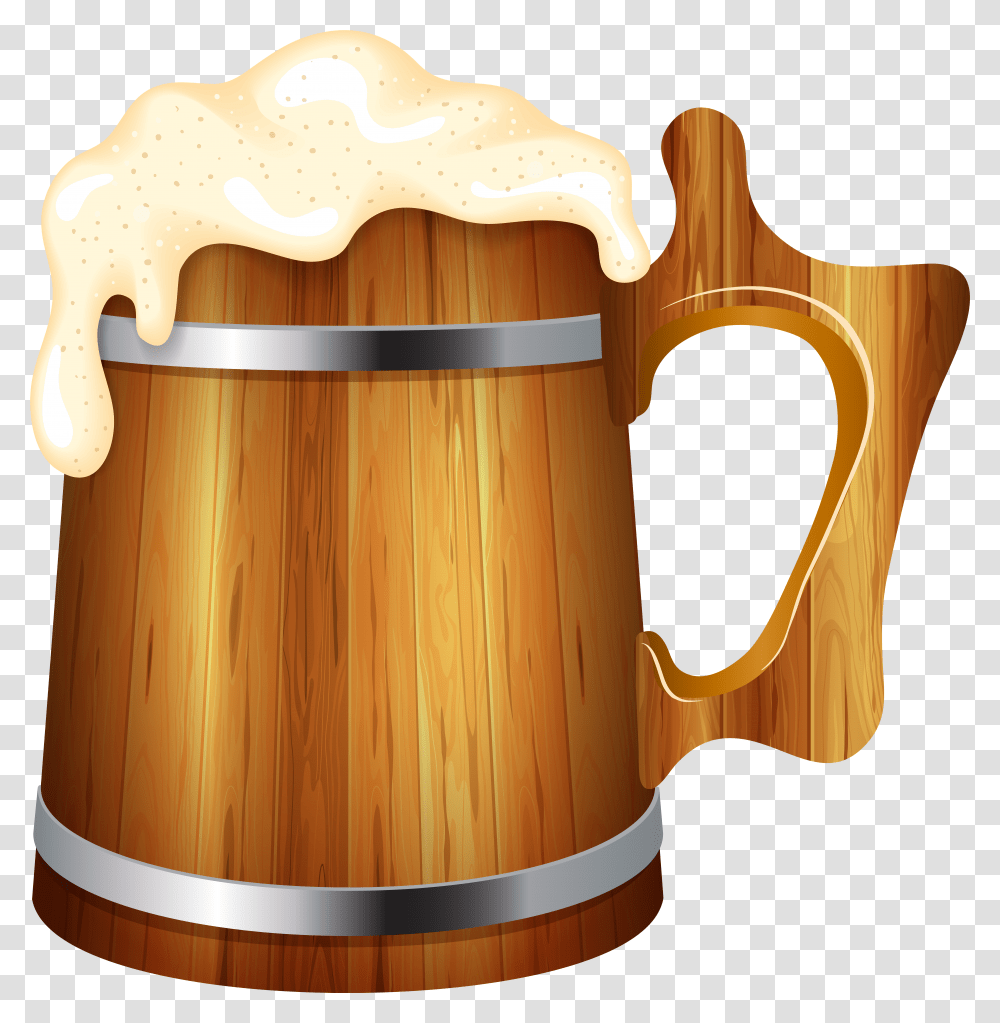 This Image Wooden Wooden Beer Mug Clipart Transparent Png