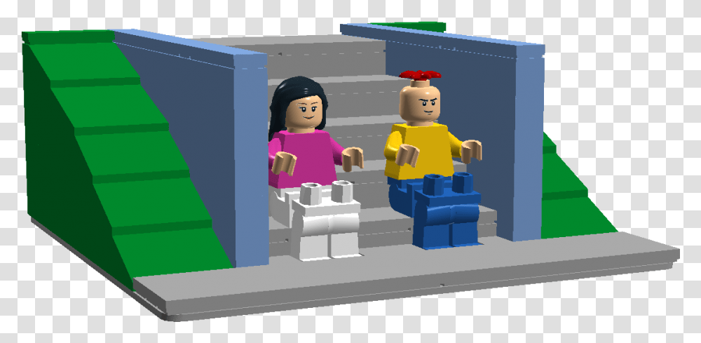 This Is A Model Ive Done Based On A Scene From The Lego Phineas And Ferb, Building, Person, Factory, People Transparent Png