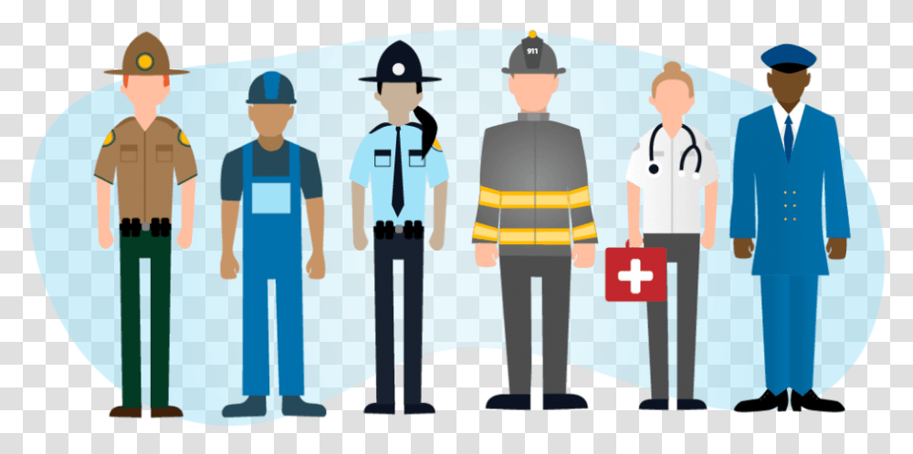 This Is An Image Of First Responders Who May Have Been First Responders, Person, Human, Fireman Transparent Png