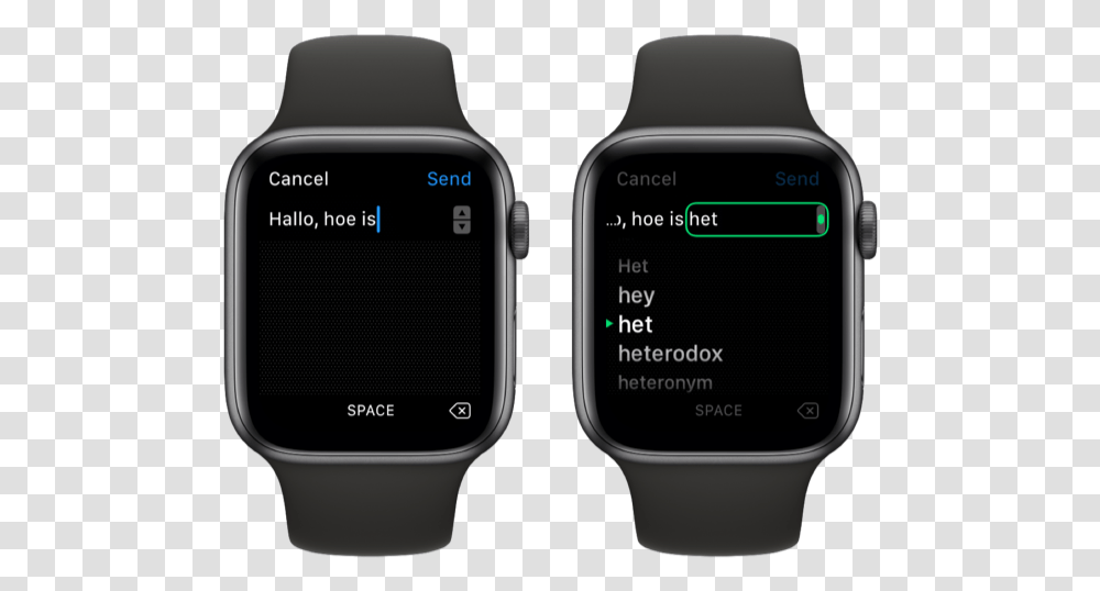 This Is How You Use The Scribble Function Apple Watch 5 Watch Faces, Mobile Phone, Electronics, Cell Phone, Wristwatch Transparent Png