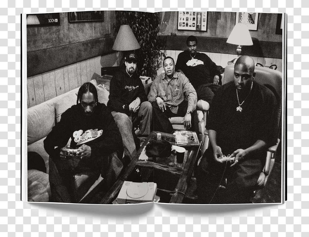 This Is Los Angeles Inside 8 By Estevan Oriol Snoop Dr Dre And B Real, Person, Face, Sitting, Couch Transparent Png