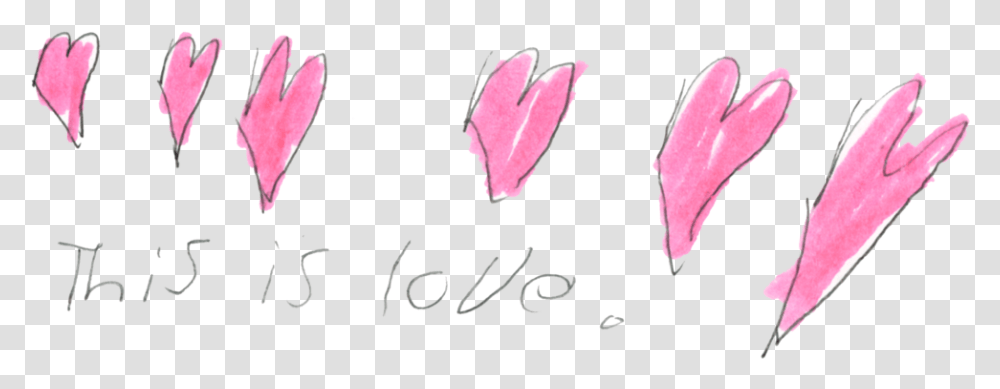 This Is Love Sketch, Handwriting, Flower, Petal Transparent Png