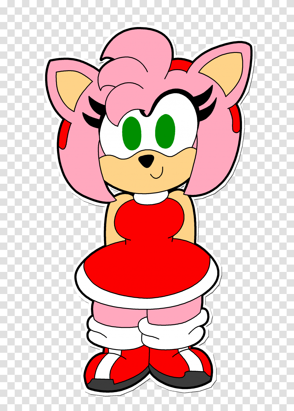 This Is My Most Recent Amy Rose Fan Art What Do Ya Think, Food, Label, Life Buoy Transparent Png