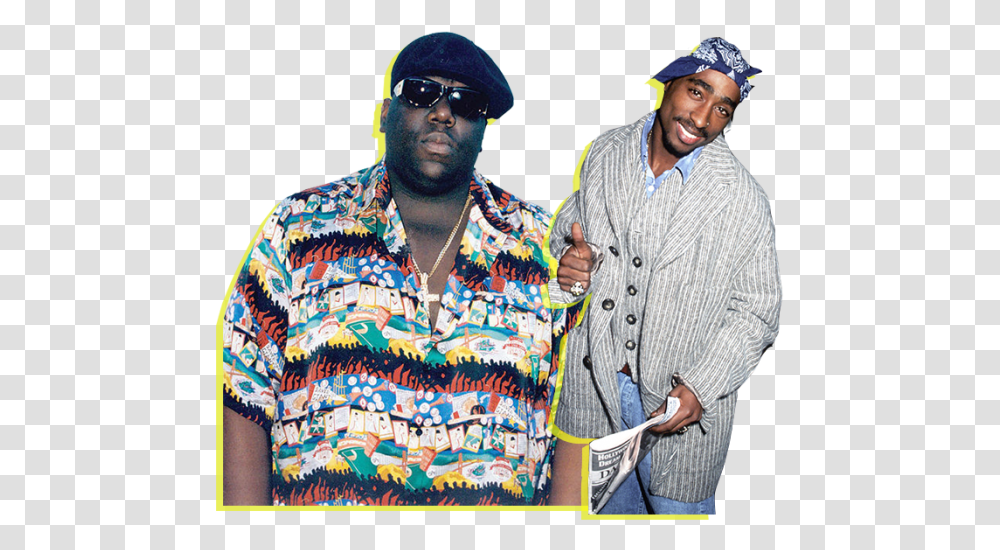 This Is The 90s By A Craniotis On Emaze Notorious Big Versace Shirt, Person, Sunglasses, Sleeve Transparent Png