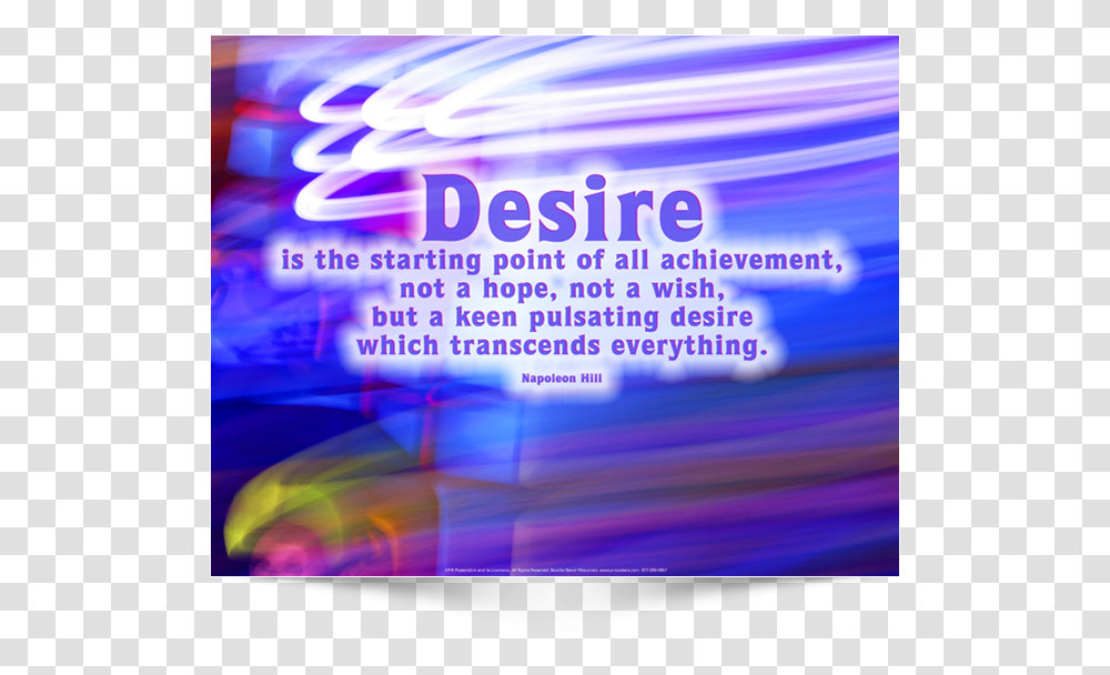 This Is The English Version Of Poster Design Desire Quotes, Purple, Light Transparent Png