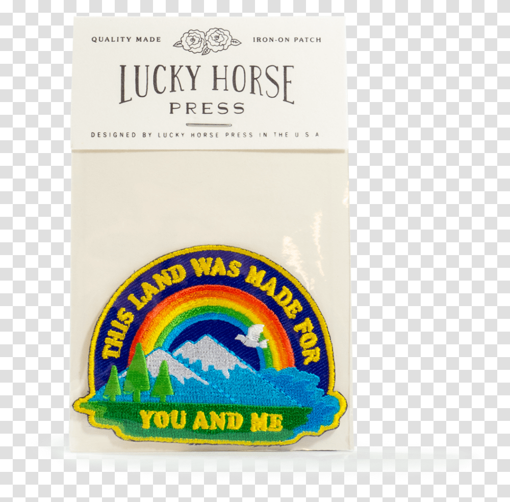 This Land Is Your Land Embroidered PatchClass Lazyload Cosmetics, Food, Label Transparent Png