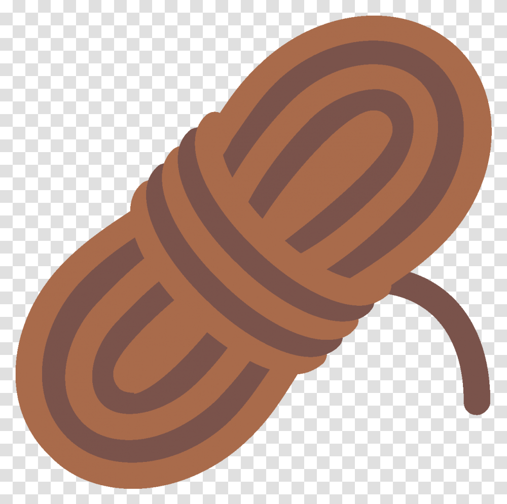 This Logo Displays A Bundle Of Tightly Coiled Rope Illustration, Food, Bread, Spiral, Weapon Transparent Png