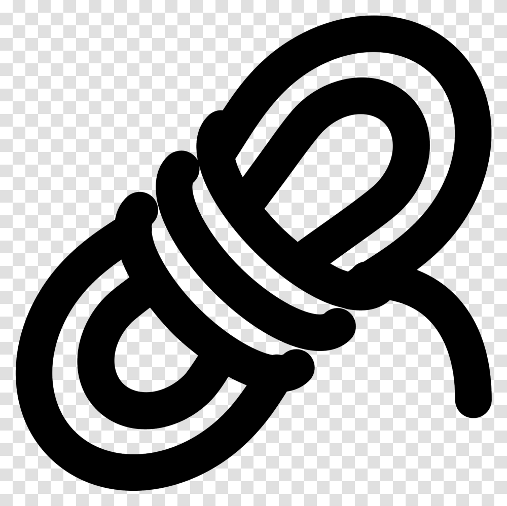 This Logo Displays A Bundle Of Tightly Coiled Rope Ropes Icon, Gray, World Of Warcraft Transparent Png
