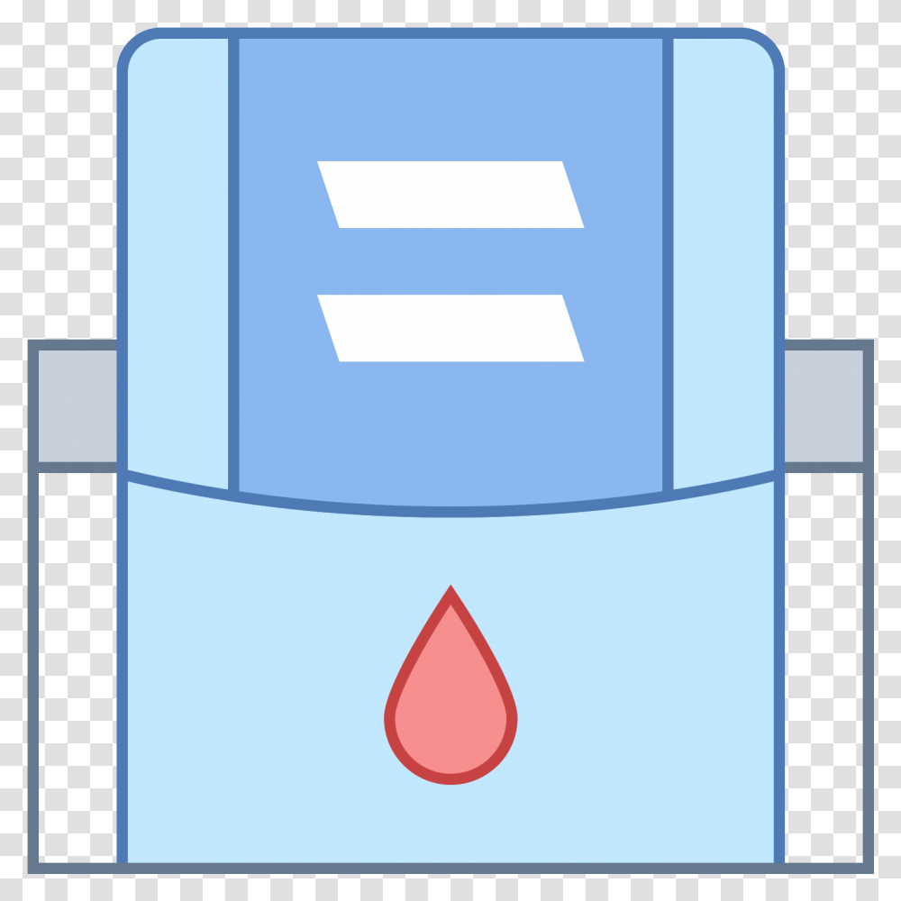 This Looks Like A Square With A Drop Of Blood In The Icon, Label, First Aid, Pc Transparent Png