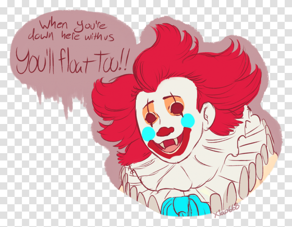 This Pennywise Design Belongs To Coulsart More Pennywise Coulsart Pennywise, Label, Face, Person, Head Transparent Png
