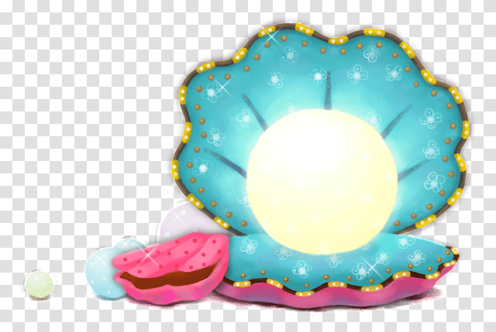 This Product Design Is Fairy Tale World Pearl Clam Pearl Shell Anime, Birthday Cake, Dessert, Food, Icing Transparent Png