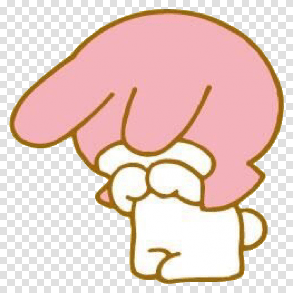 This Reminds Me Of Shinji Hello Kitty My Melody Crying, Hand, Teeth, Mouth, Lip Transparent Png