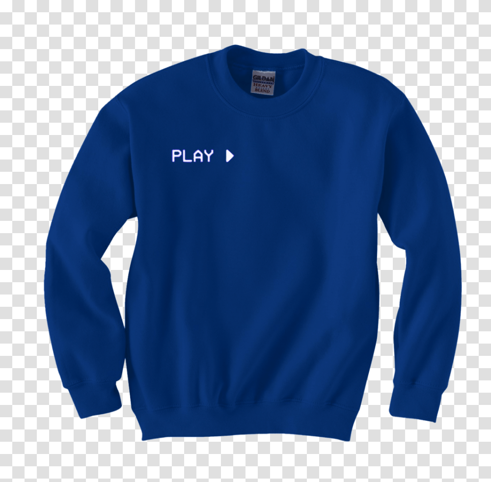 This Stylish Sweater Is Available In Two Colors The Vcr Blue, Apparel, Sweatshirt, Person Transparent Png