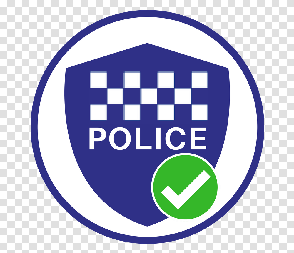 This User Has Been Verified By A Police Background Circle, Logo, Trademark Transparent Png