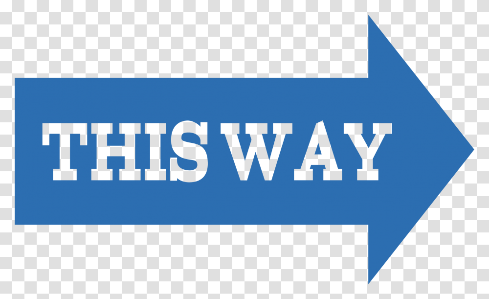 This Way Arrow Svg Cut File Majorelle Blue, Word, Label, Logo Transparent Png