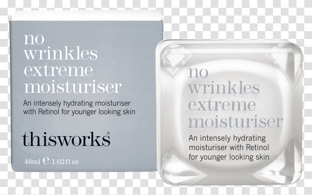 This Works No Wrinkles Extreme Moisturiser Cosmetics, Paper, Milk, Beverage Transparent Png