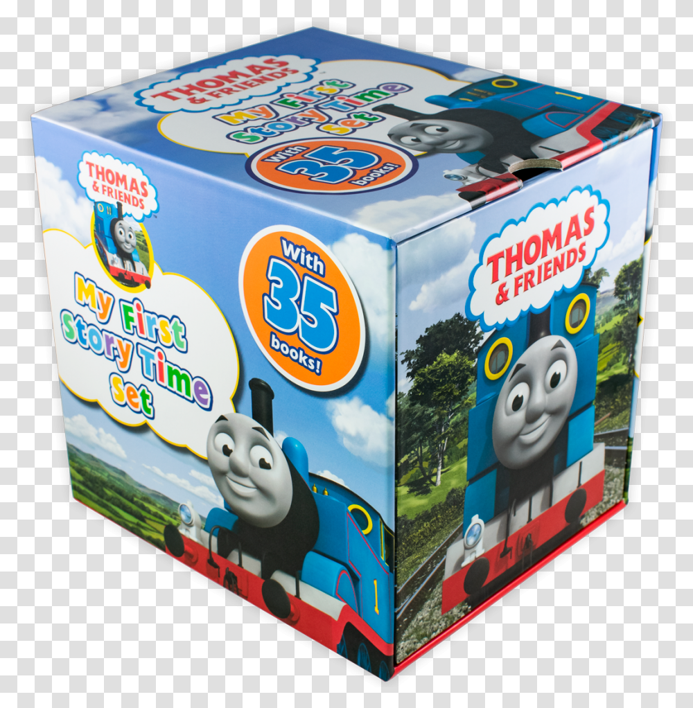 Thomas Amp Friends My First Story Time Set Download Thomas Amp Friends Book, Box, Outdoors, Nature, Carton Transparent Png