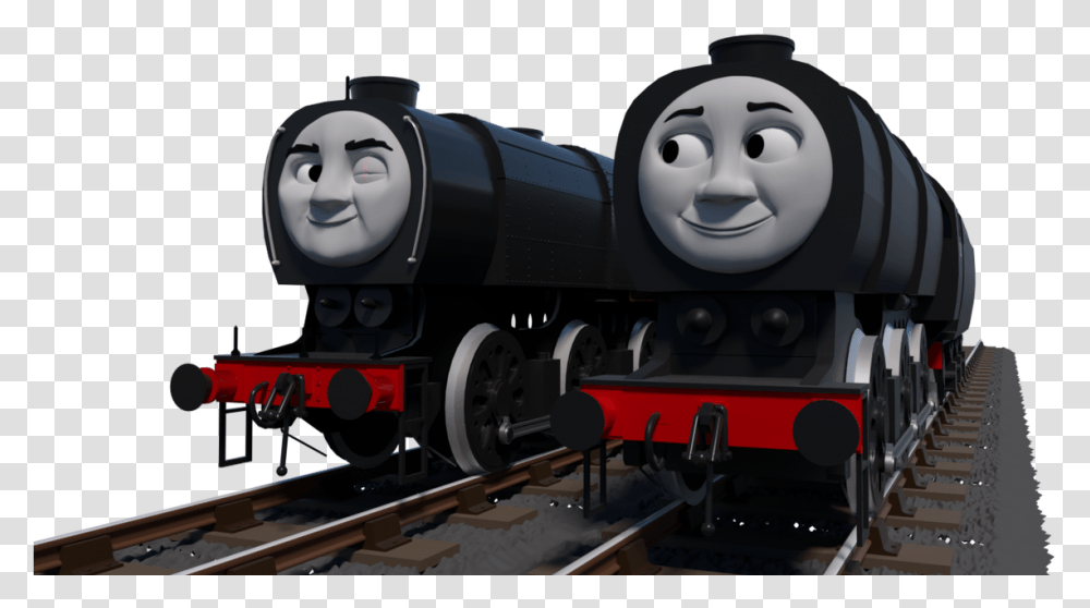 Thomas And Friends Custom Thomas And Friends Custom, Locomotive, Train, Vehicle, Transportation Transparent Png