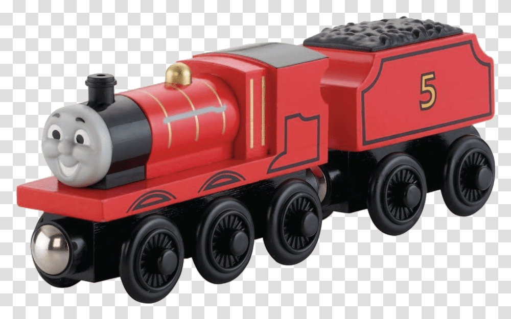 Thomas And Friends Wooden Railway James, Wheel, Machine, Fire Truck, Vehicle Transparent Png