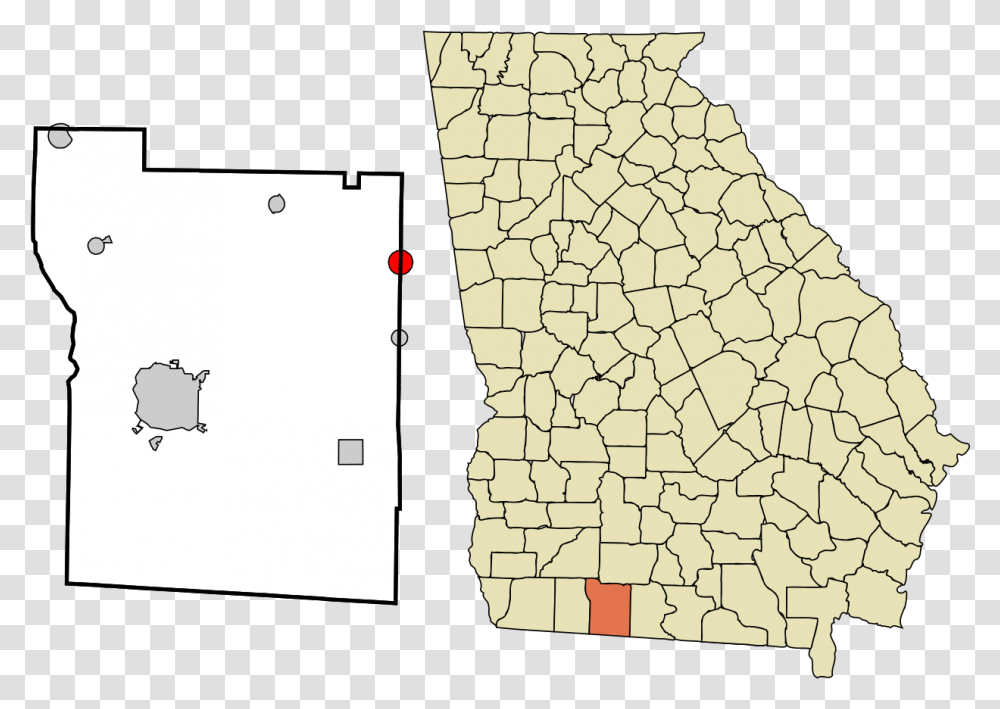 Thomas County Georgia Incorporated And Unincorporated Radium Springs Ga Map, Plot, Diagram, Atlas Transparent Png