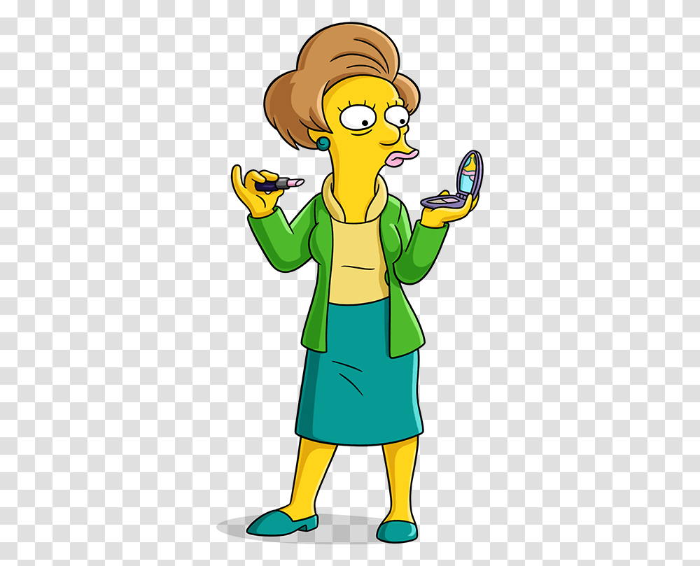 Thomas Dafoe Studios The Simpsons Characters Pack Edna Krabappel, Sleeve, Person, Elf Transparent Png