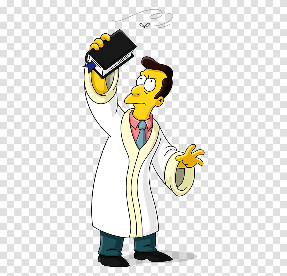 Thomas Dafoe Studios The Simpsons Characters Pack Reverendo De Los Simpson, Person, Human, Performer, Waiter Transparent Png