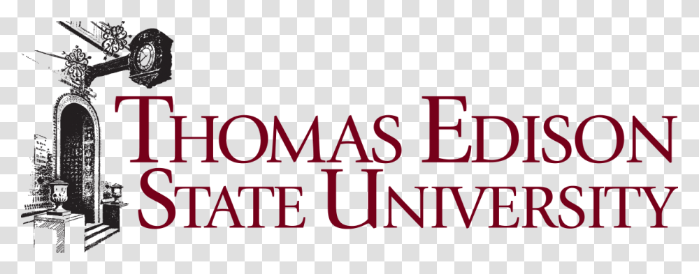 Thomas Edison State University Thomas Edison University, Label, Word, Alphabet Transparent Png