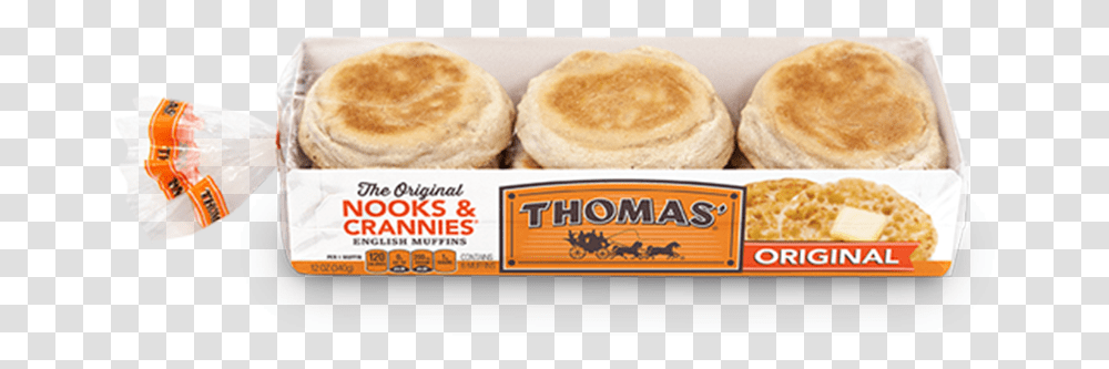 Thomas English Muffins, Bread, Food, Bun, Pancake Transparent Png