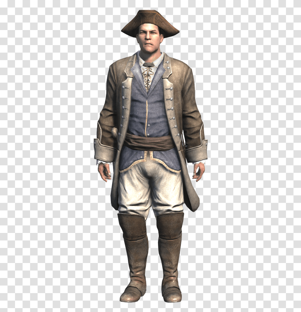 Thomas Hickey Assassin's Creed, Coat, Overcoat, Person Transparent Png
