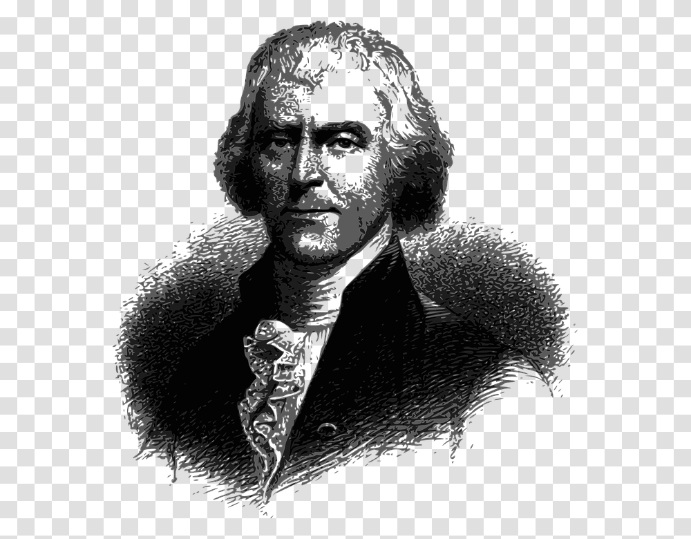 Thomas Jefferson, Person, Human, Head, Drawing Transparent Png