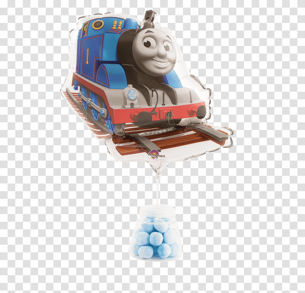 Thomas The Tank Engine Micro Foil Balloon Thomas The Tank Engine, Toy, Inflatable, Crystal Transparent Png