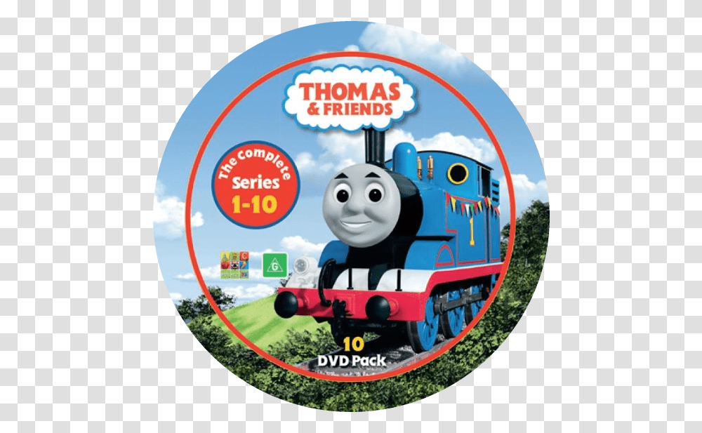 Thomas The Tank Engine Wiki Thomas Amp Friends 10 Dvd Pack, Advertisement, Poster, Disk, Flyer Transparent Png