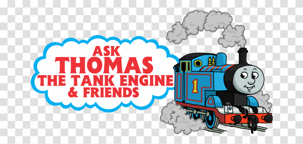 Thomas The Train Clip Stock Ask Tank Engine Thomas And Friends Background, Locomotive, Vehicle, Transportation, Smoke Transparent Png