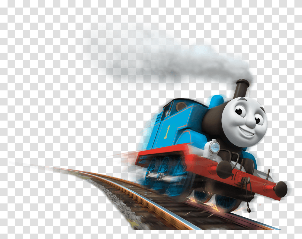 Thomas The Train Face Thomas The Train, Toy, Transportation, Vehicle, Outdoors Transparent Png